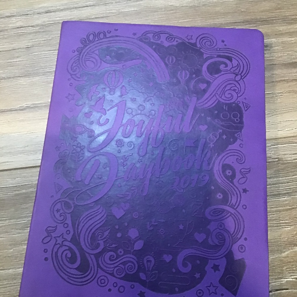 A purple note Book